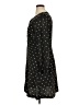 Ann Taylor LOFT 100% Polyester Polka Dots Black Casual Dress Size 14 - photo 5