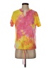 White Birch Tie-dye Pink Short Sleeve Top Size S - photo 1