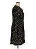 Ann Taylor LOFT 100% Polyester Polka Dots Black Casual Dress Size 14 - photo 4
