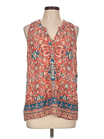 Tolani Sleeveless Silk Top (view 1)