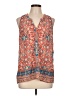 Tolani 100% Silk Orange Sleeveless Silk Top Size L - photo 1