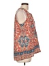 Tolani 100% Silk Orange Sleeveless Silk Top Size L - photo 4