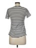 Shein Stripes Ivory Short Sleeve T-Shirt Size 6 - photo 2