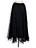 Talbots 100% Polyester Solid Black Formal Skirt Size 8 - photo 2