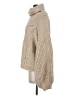 525 America 100% Acrylic Solid Tan Turtleneck Sweater Size S - photo 5