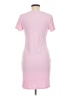Real Essentials Solid Pink Casual Dress Size M - photo 2