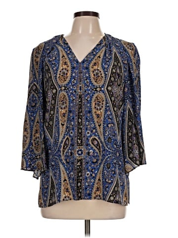 Kobi Halperin 3/4 Sleeve Silk Top (view 1)