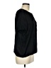 Nordstrom Solid Black Short Sleeve Top Size M - photo 4