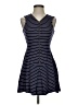 Theory Stripes Blue Casual Dress Size 2 - photo 1