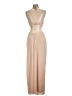 Rumer 100% Polyester Tan Cocktail Dress Size L - photo 2