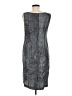 Dana Kay 100% Polyester Metallic Silver Cocktail Dress Size 8 - photo 2