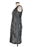 Dana Kay 100% Polyester Metallic Silver Cocktail Dress Size 8 - photo 5