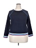 IZOD Color Block Blue Pullover Sweater Size 2X - photo 1