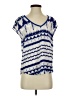 Michael Stars 100% Silk Blue Short Sleeve Top Size XS - photo 1