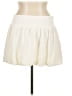 Aeropostale 100% Polyester Solid Ivory Casual Skirt Size XL - photo 1