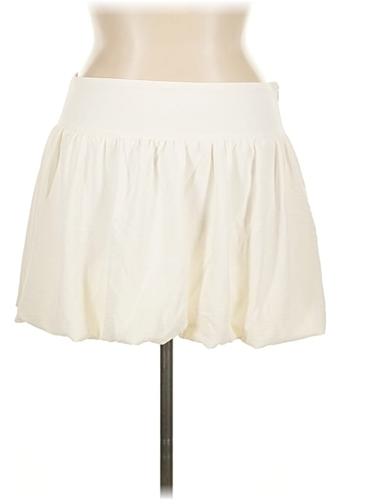 Pre-owned Aéropostale Casual Skirt In Ivory