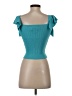 Industry Teal Short Sleeve Top Size XS - photo 2