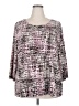 Croft & Barrow Pink 3/4 Sleeve Blouse Size 2X - photo 1