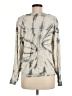 Splendid 100% Viscose Silver 3/4 Sleeve Blouse Size M - photo 2