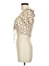 Mahina Ivory Short Sleeve Blouse Size M - photo 5
