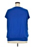 Eyeshadow Chevron-herringbone Blue Short Sleeve T-Shirt Size 2X - photo 2