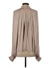 Current Air 100% Polyester Tan Long Sleeve Blouse Size S - photo 2