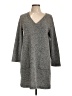 Lou & Grey Gray Casual Dress Size L - photo 1