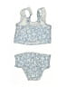 Baby Gap Paisley Blue Two Piece Swimsuit Size 4T - photo 2