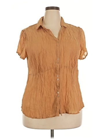 Ashley Stewart Short Sleeve Blouse (view 1)
