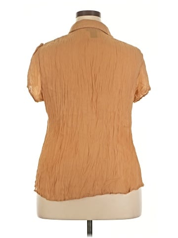 Ashley Stewart Short Sleeve Blouse (view 2)