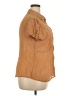 Ashley Stewart 100% Polyester Tan Short Sleeve Blouse Size 18 Plus - photo 4