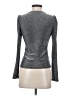 Catherine Malandrino Metallic Silver Long Sleeve Top Size XS - photo 2