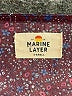 Marine Layer Floral Burgundy 3/4 Sleeve Blouse Size XS - photo 7