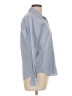 Impressions Blue Long Sleeve Button-Down Shirt Size 10 - photo 4
