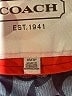 Coach 100% Cotton Red Coat Size XS - photo 3