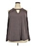 Maurices Gray Long Sleeve Blouse Size 20 (2) - photo 1