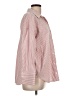 Zara Stripes Pink Long Sleeve Button-Down Shirt Size L - photo 4