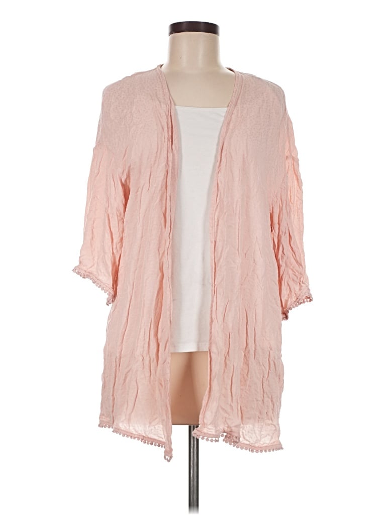 Pre-owned Divided By H&m Kimono In Pink
