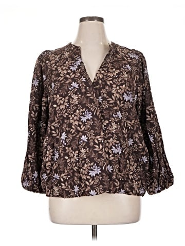 Ann Taylor LOFT 3/4 Sleeve Blouse (view 1)