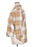 Old Navy 100% Cotton Plaid Tan 3/4 Sleeve Button-Down Shirt Size XXL - photo 5