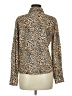Defacto Animal Print Gold Long Sleeve Blouse Size M - photo 2