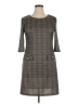 Connected Apparel Tweed Gray Casual Dress Size 14 (petite) - photo 1