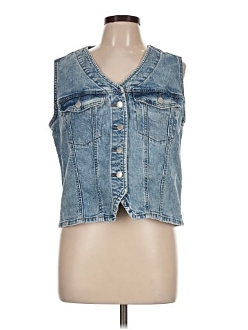 Universal Thread Denim Vest (view 1)