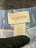 Chico's 100% Linen Print Blue Linen Pants Size Med (1.5) - photo 4