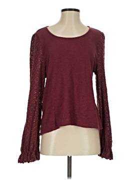 Madewell Texture &amp; Thread Eyelet Mix Ruffle-Sleeve Top (view 1)
