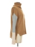 Tularosa Color Block Brown Turtleneck Sweater Size XS - photo 4