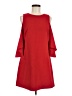 Alice + Olivia 100% Polyester Solid Red Cocktail Dress Size 8 - photo 1