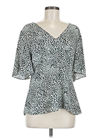 NANETTE Nanette Lepore 3/4 Sleeve T-Shirt (view 1)