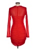 THATSSOFETCH 100% Polyester Red Cocktail Dress Size 10 - photo 2
