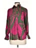 Amour Vert 100% Polyester Green Long Sleeve Blouse Size XS - photo 1
